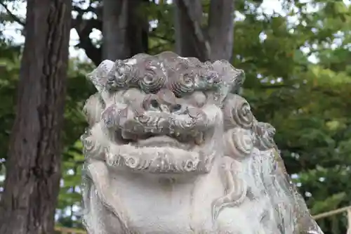 安積國造神社の狛犬