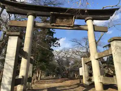 梁川八幡神社の鳥居