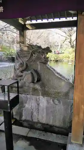 井の頭弁財天（大盛寺）の狛犬