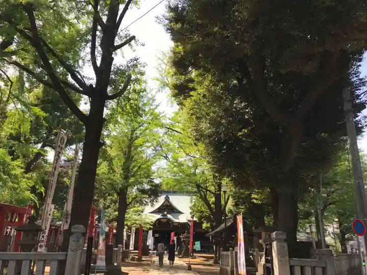 鬼子母神堂 (法明寺)の自然