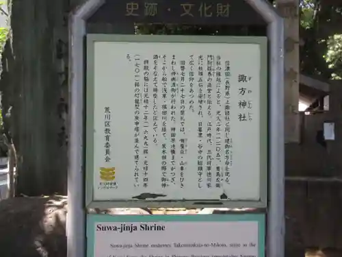 諏方神社(東京都)