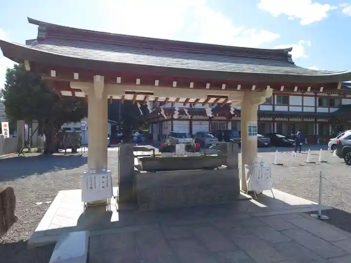 廣島護國神社の手水舎