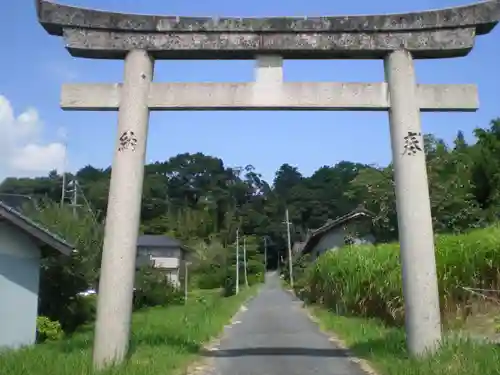 小虫神社の鳥居