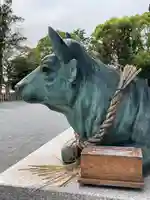 国安天満神社の像