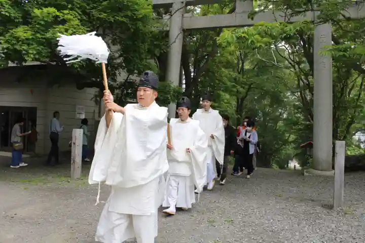 釧路一之宮 厳島神社のお祭り