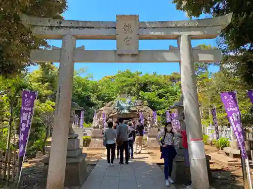 江島神社の鳥居