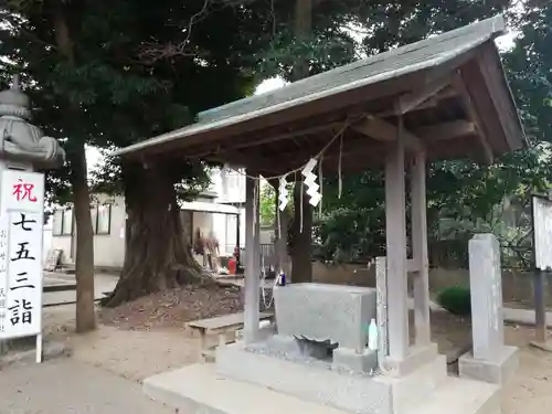 天照神社の手水舎