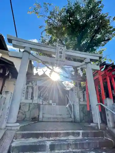 向ヶ丘八幡宮の鳥居