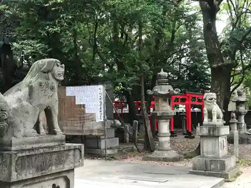 闇之森八幡社の狛犬