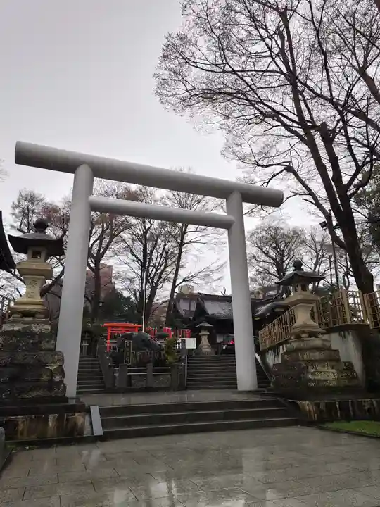 安積國造神社の鳥居