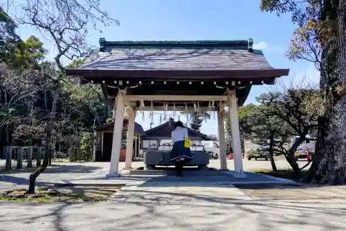 結城神社の手水舎