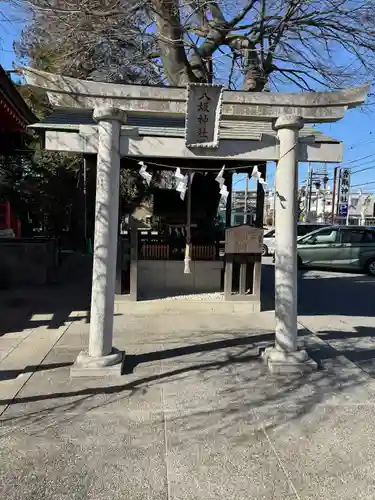 越谷香取神社の鳥居