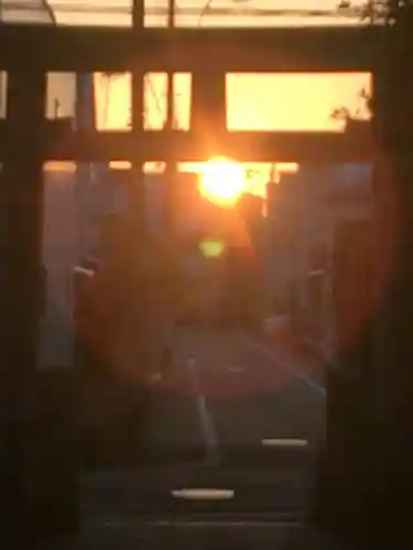 新堀日枝神社の鳥居