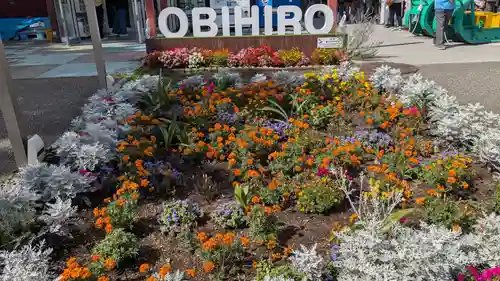 十勝輓馬神社の庭園
