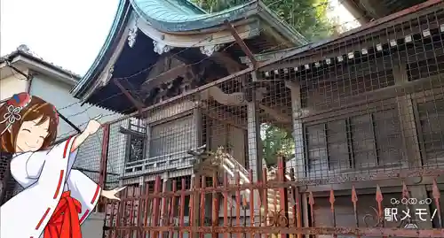 原稲荷神社の本殿・本堂