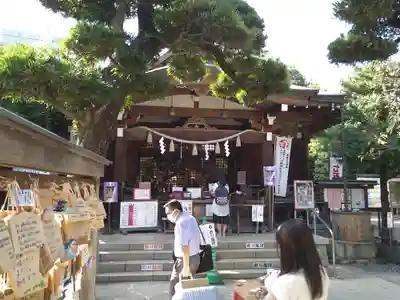 鳩森八幡神社の本殿・本堂