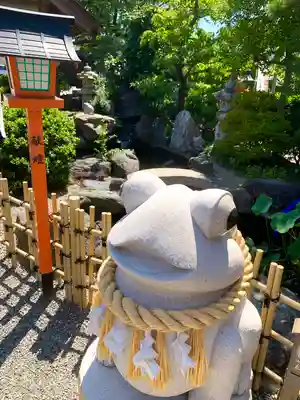 尾張猿田彦神社の狛犬