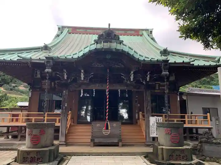 佐奈田霊社の本殿・本堂