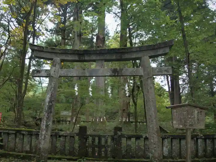 瀧尾神社(日光二荒山神社別宮)の鳥居