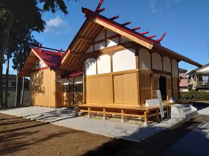 高麗川神社の本殿