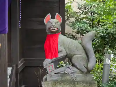 茶ノ木神社の狛犬