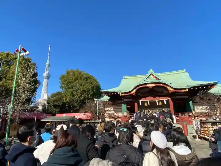 亀戸天神社の本殿・本堂