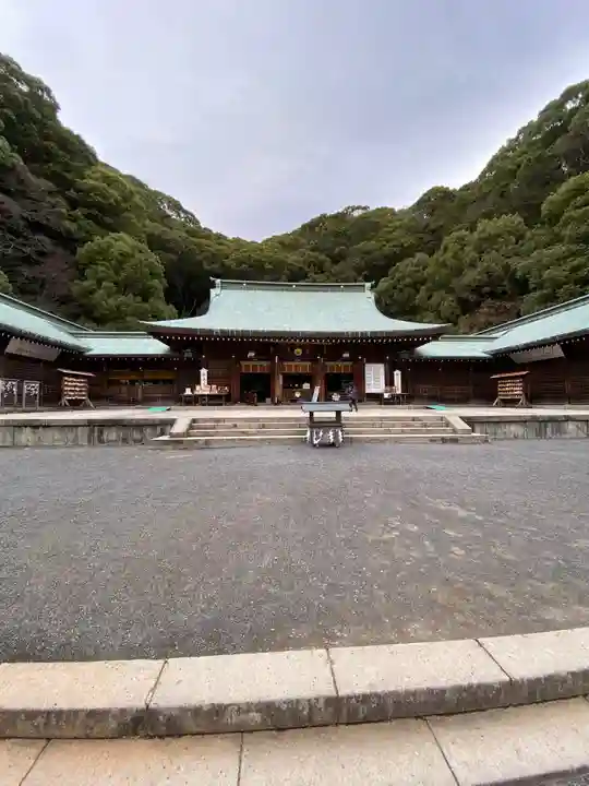 靜岡縣護國神社の本殿・本堂