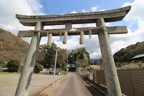 部田神社の鳥居