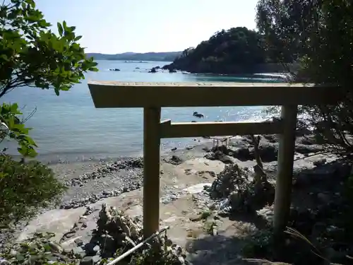 伊射波神社の鳥居