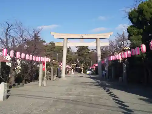 片瀬諏訪神社の鳥居