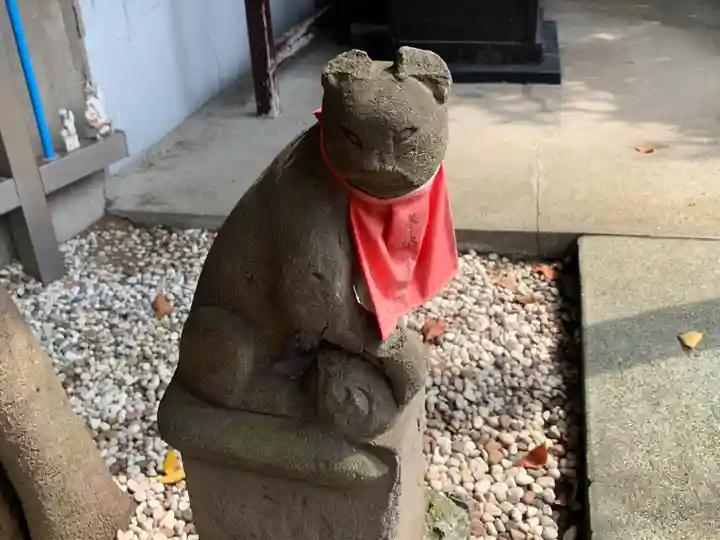 梶原稲荷神社の狛犬