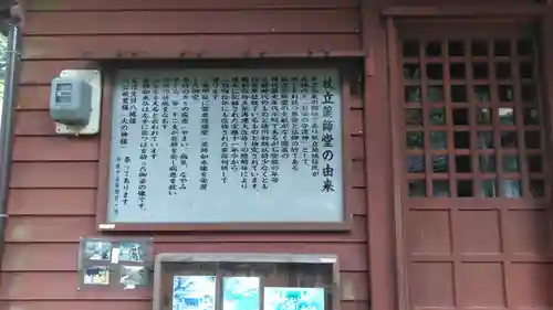 杖立薬師堂の歴史