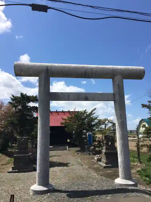 対雁通相馬神社の鳥居