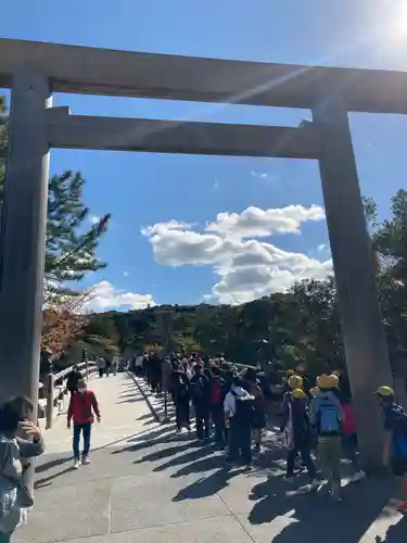 伊勢神宮内宮（皇大神宮）の鳥居