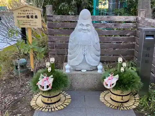 祠(東京ドームシティー屋上)の像