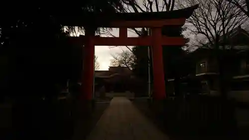 旗岡八幡神社の鳥居