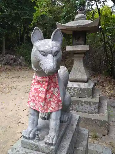 城山稲荷神社の狛犬