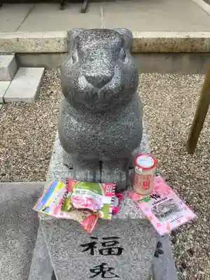 三輪神社の狛犬