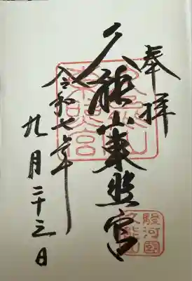 久能山東照宮(静岡県)