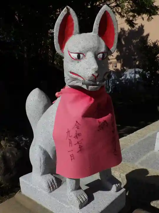 折上稲荷神社の狛犬