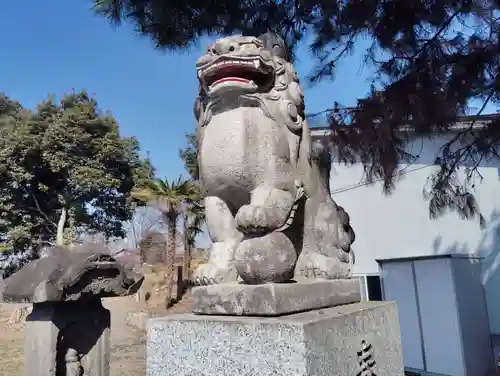 白山神社の狛犬
