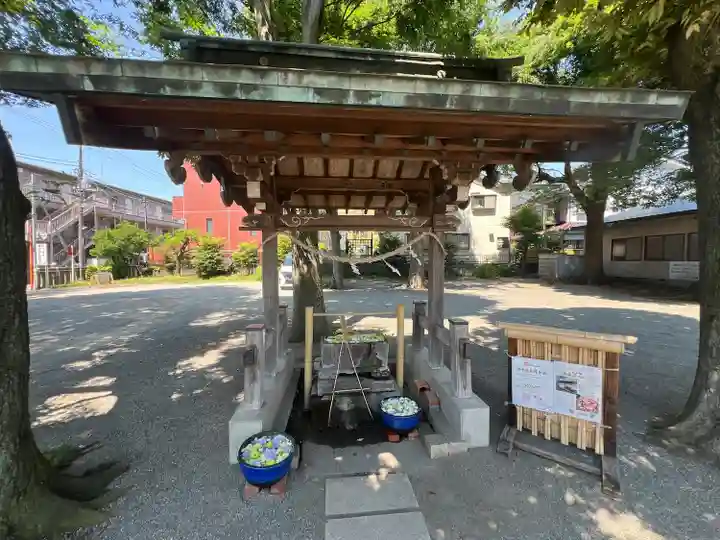 相模原氷川神社の手水舎