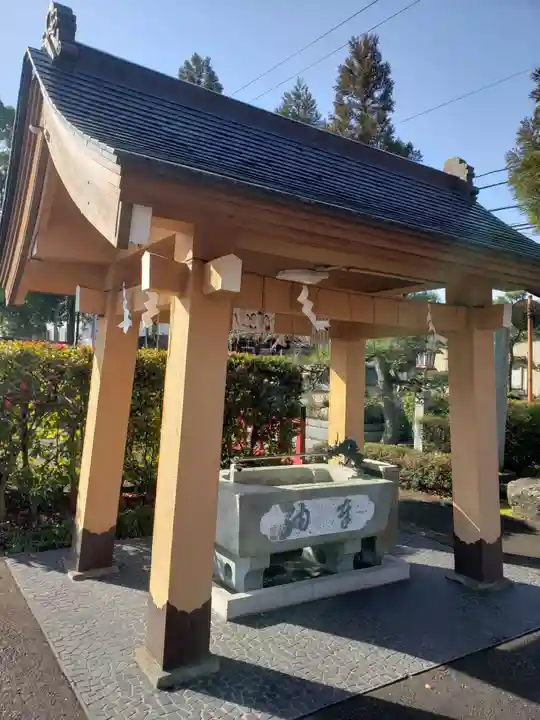 總社 和田八幡宮の手水舎
