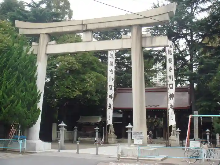川口神社の鳥居