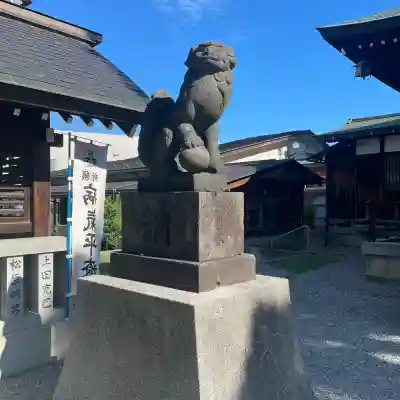 奥田神社の狛犬