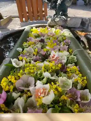 立志神社の手水舎