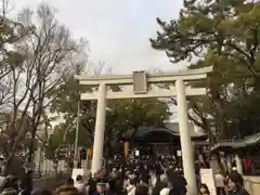 石切劔箭神社の鳥居