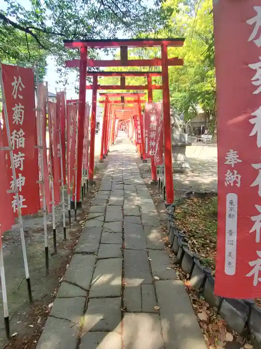 於菊稲荷神社(群馬県)