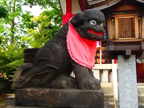 元郷氷川神社の狛犬