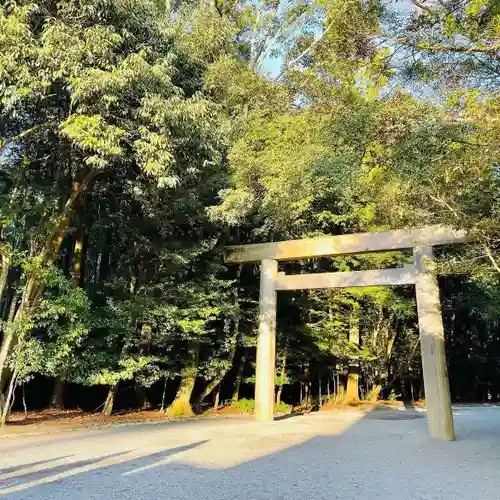 伊勢神宮内宮（皇大神宮）の鳥居